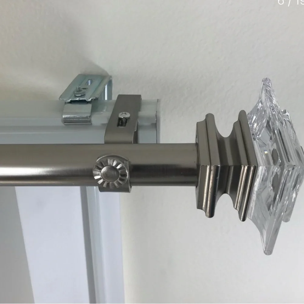 Nono Brackets Curtain Rod Attachment NIB (2 sets of 3 brackets ea)